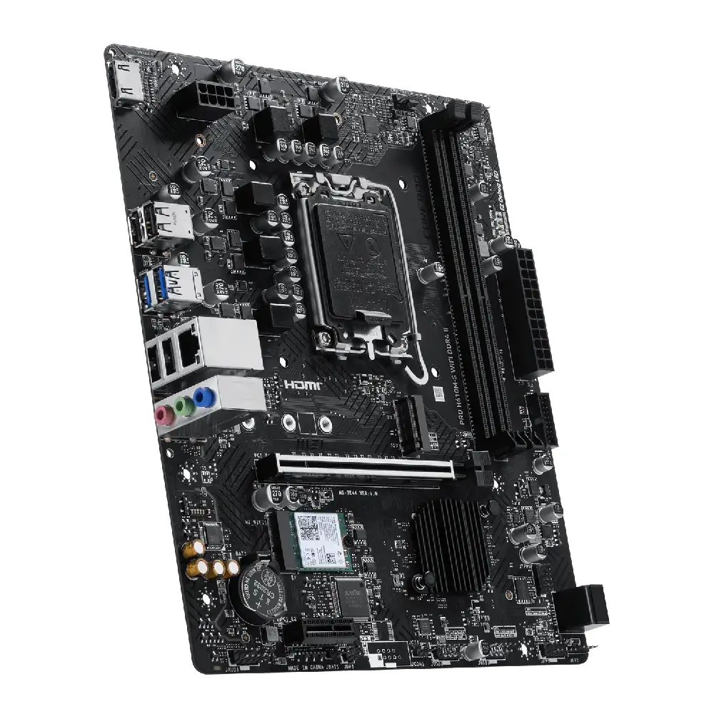 MSI PRO H610M-S WIFI DDR4 II Motherboard For Intel 12th | 13th | 14th Gen view 3